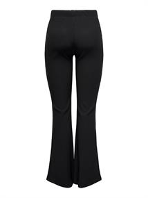 ONLFEVER RIB FLARED PANTS JRS black