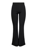 ONLFEVER RIB FLARED PANTS JRS NOOS black