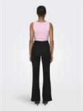 ONLFEVER RIB FLARED PANTS JRS NOOS black