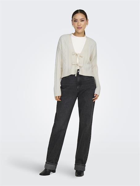 ONLFIA LIFE LS STRING CARDIGAN KNT NOOS whitecap gray