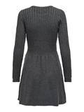 ONLFIA LS CABLE DRESS CS KNT dark grey melange