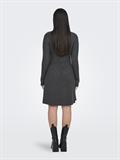 ONLFIA LS CABLE DRESS CS KNT dark grey melange