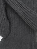 ONLFIA LS CABLE DRESS CS KNT dark grey melange