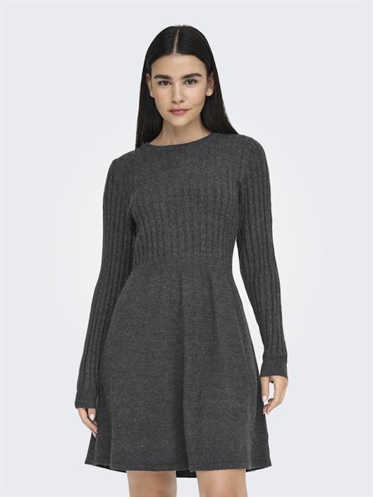 onlfia-ls-cable-dress-cs-knt-dark-grey-melange