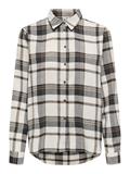 ONLFIE LS REG CHECK SHIRT WVN black