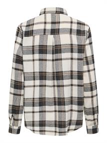 ONLFIE LS REG CHECK SHIRT WVN black