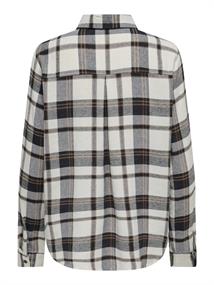 ONLFIE LS REG CHECK SHIRT WVN CS ecru