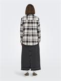 ONLFIE LS REG CHECK SHIRT WVN ecru
