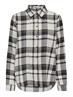 ONLFIE LS REG CHECK SHIRT WVN ecru