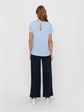 ONLFIRST ONE LIFE SS SOLID TOP WVN cashmere blue