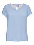 ONLFIRST ONE LIFE SS SOLID TOP WVN cashmere blue