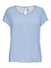 ONLFIRST ONE LIFE SS SOLID TOP WVN cashmere blue
