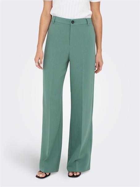 ONLFLAX HW STRAIGHT PANT TLR dark forest