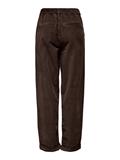 ONLFLORA MW ELA CORD CAROT PANT PNT NOOS chocolate brown