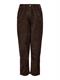 ONLFLORA MW ELA CORD CAROT PANT PNT NOOS chocolate brown