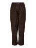 ONLFLORA MW ELA CORD CAROT PANT PNT NOOS chocolate brown