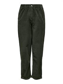 ONLFLORA MW ELA CORD CAROT PANT PNT NOOS rosin