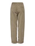 ONLFLORA MW ELA CORD CAROT PANT PNT NOOS weathered teak