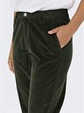 ONLFLORA MW ELA CORD CARROT PANT PNT rosin