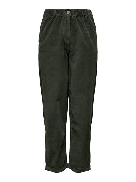 ONLFLORA MW ELA CORD CARROT PANT PNT rosin