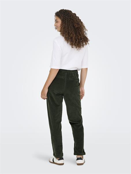 ONLFLORA MW ELA CORD CARROT PANT PNT rosin
