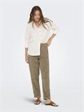 ONLFLORA MW ELA CORD CARROT PANT PNT weathered teak