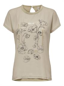 ONLFLORA REG S/S ART FOIL TOP BOX JRS white pepper