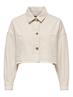 ONLFRANKIE LS CROPPED DNM JACKET PIM ecru