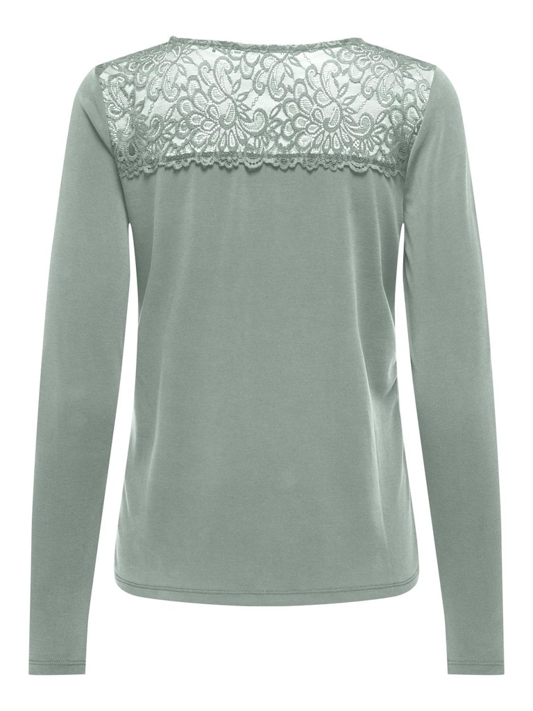 Only Damen Longsleeve ONLFREE LIFE L S O NECK LACE TOP JRS black bequem online kaufen bei Tara M