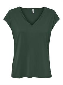 ONLFREE LIFE S/S MOD.V-NECK TOP JRS NOOS sycamore