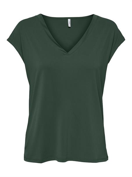 ONLFREE LIFE S/S MOD.V-NECK TOP JRS NOOS sycamore