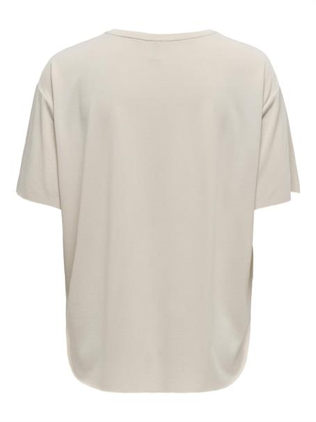 ONLFREE LIFE S/S PRINT TOP BOX JRS pumice stone