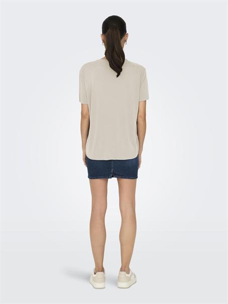 ONLFREE LIFE S/S PRINT TOP BOX JRS pumice stone