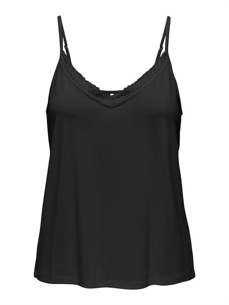ONLFREE LIFE SINGLET LACE TOP JRS black