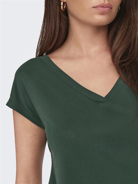 ONLFREE S/S MOD.V-NECK TOP JRS NOOS sycamore