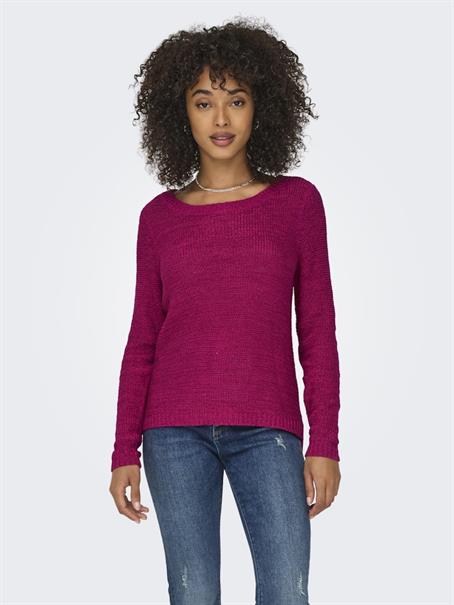 ONLGEENA XO L/S PULLOVER KNT NOOS granita
