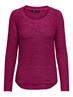 ONLGEENA XO L/S PULLOVER KNT NOOS granita