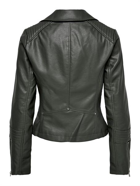 ONLGEMMA FAUX LEATHER BIKER OTW NOOS beluga