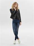 ONLGEMMA FAUX LEATHER BIKER OTW NOOS black