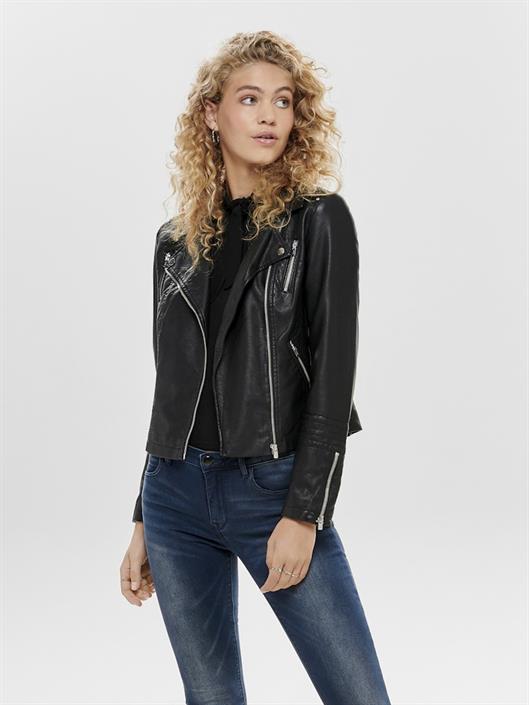onlgemma-faux-leather-biker-otw-noos-black