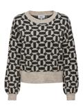 ONLGEO LIFE L/S PULLOVER KNT NOOS oatmeal