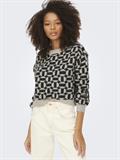 ONLGEO LIFE L/S PULLOVER KNT NOOS oatmeal