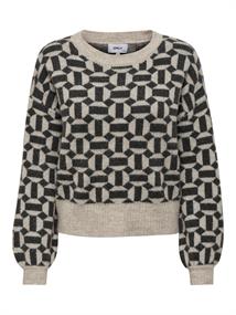 ONLGEO LIFE L/S PULLOVER KNT NOOS oatmeal