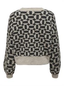 ONLGEO LIFE L/S PULLOVER KNT NOOS oatmeal