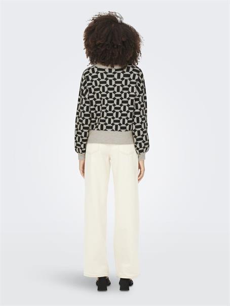 ONLGEO LIFE L/S PULLOVER KNT NOOS oatmeal