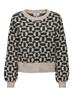 ONLGEO LIFE L/S PULLOVER KNT NOOS oatmeal