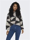 ONLGEORGINA LIFE LS JQ O-NECK KNT oatmeal