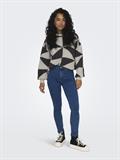 ONLGEORGINA LIFE LS JQ O-NECK KNT oatmeal