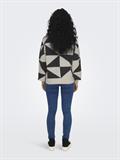 ONLGEORGINA LIFE LS JQ O-NECK KNT oatmeal