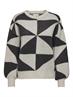 ONLGEORGINA LIFE LS JQ O-NECK KNT oatmeal